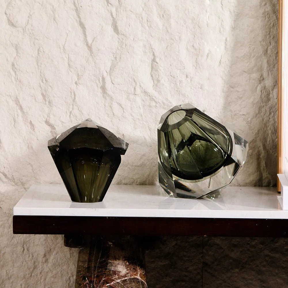 Modern Luxury Hand-Made Glass Vase