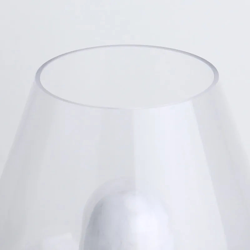 Stylish Glass Vase featuring a mesmerizing Crystal Ball