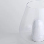 Stylish Glass Vase featuring a mesmerizing Crystal Ball