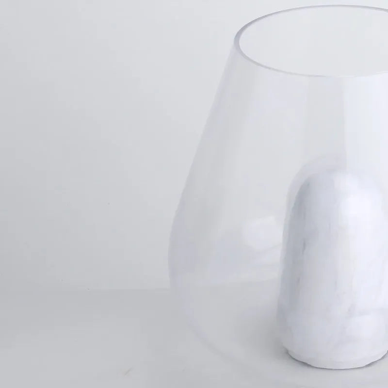 Stylish Glass Vase featuring a mesmerizing Crystal Ball