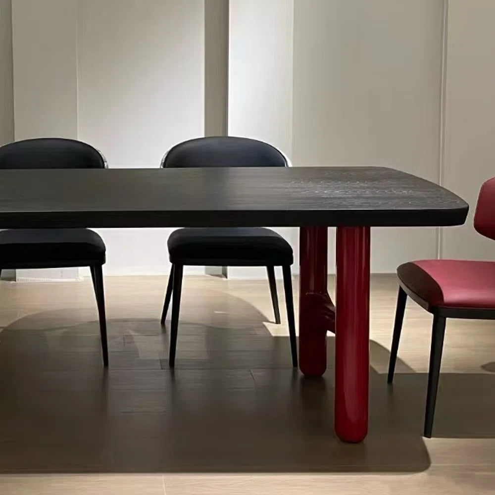 Red Dining Table