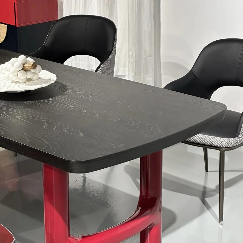 Red Dining Table