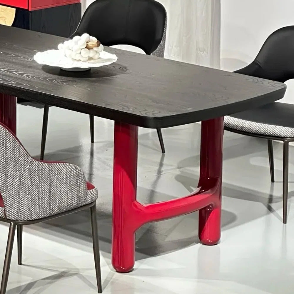 Red Dining Table