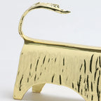 Playful Elegance: High Tail Dog Sculpture