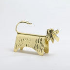 Playful Elegance: High Tail Dog Sculpture