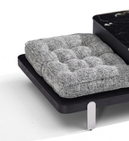 Black Patterned Marble Coffee Table