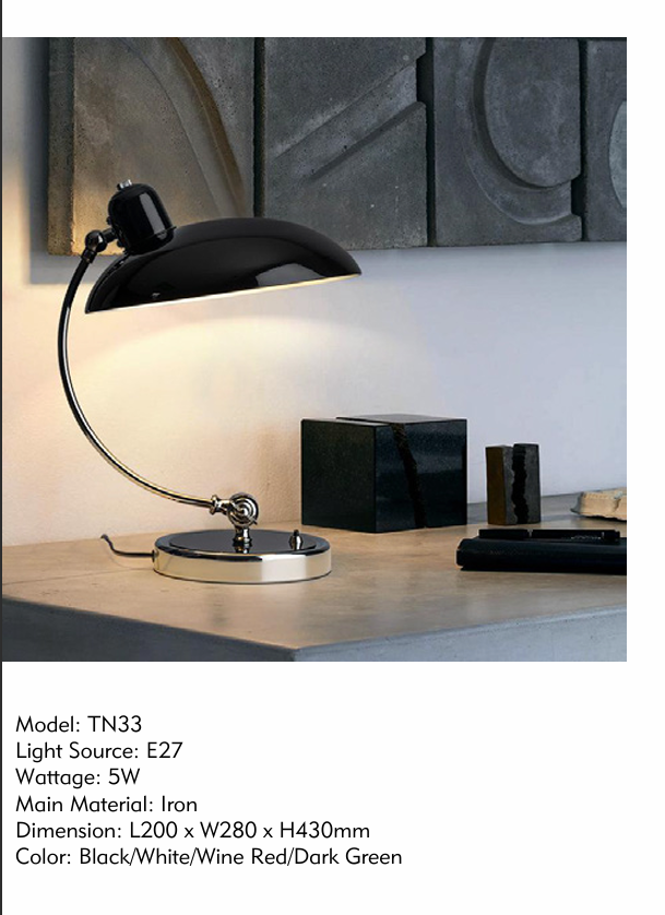 Modern Iron Table Lamp