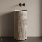 Wabi White Wood Basin – Zen Edition