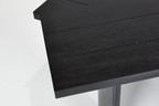 Fan-Shaped Wooden Table
