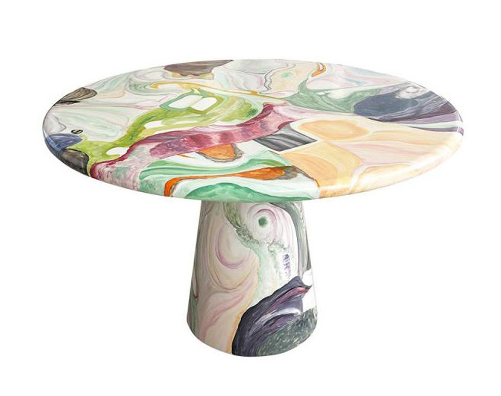 Artistic Swirl Dining Table