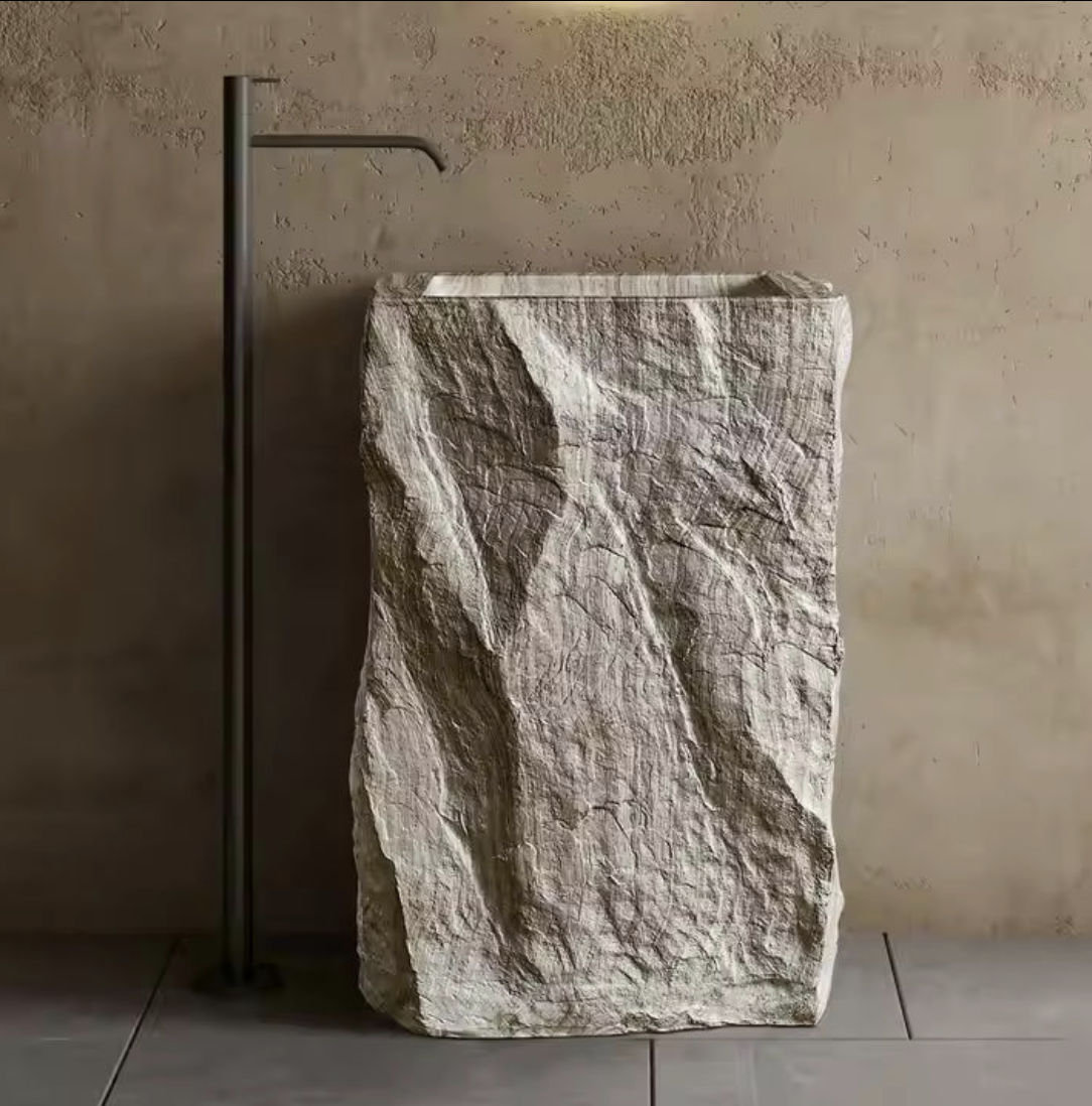 Monolith Marble Basin – Raw Block