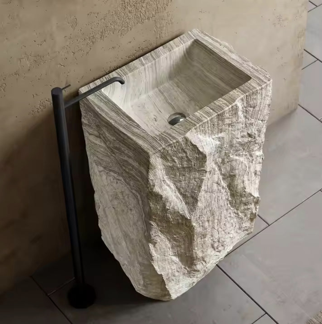 Monolith Marble Basin – Raw Block