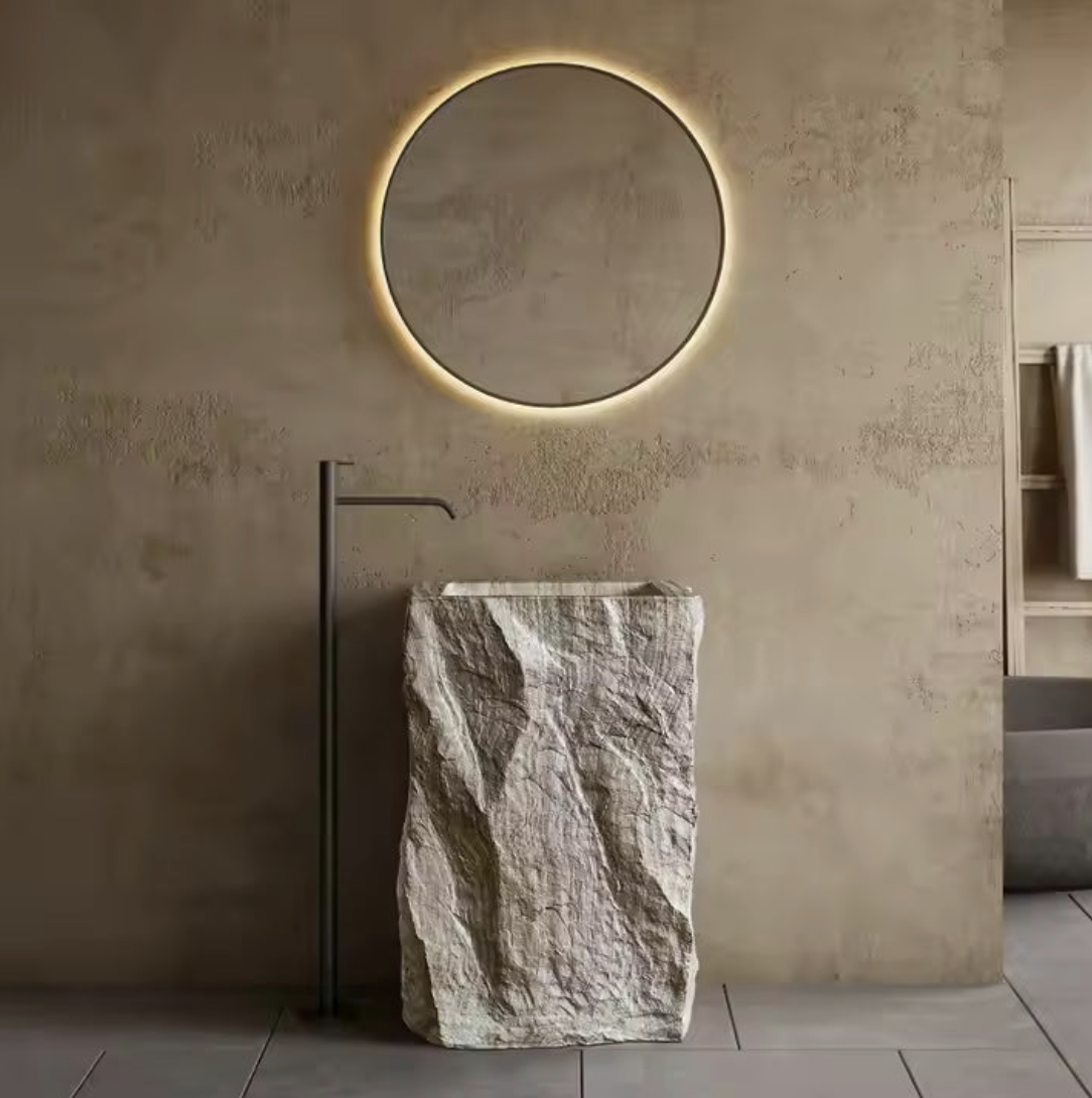 Monolith Marble Basin – Raw Block