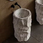 Wabi Stone Cylinder Basin – Raw Zen