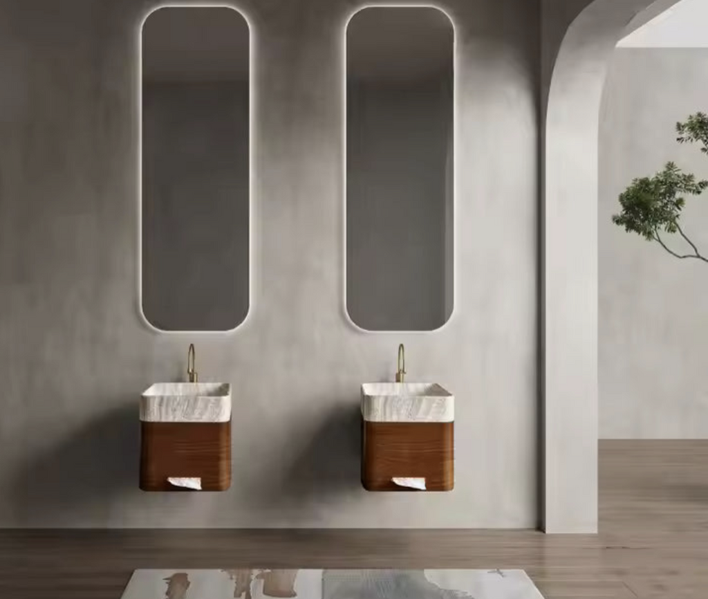Wabi Wood Wall Basin – Compact Edition