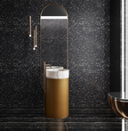 Golden Groove Designer Freestanding Basin – Luxury Edition