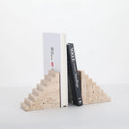 Ascend in Style – Stone Stairs Bookend Set