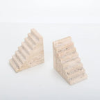 Ascend in Style – Stone Stairs Bookend Set