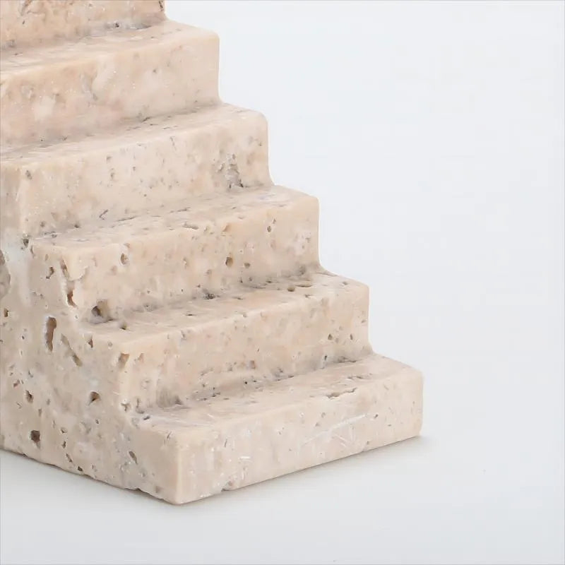 Ascend in Style – Stone Stairs Bookend Set
