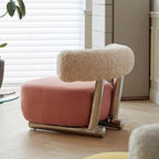 Contemporary Shearling Lounge Chair