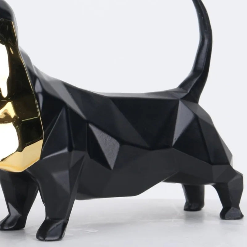 Timeless Companion: Resin Dog Object