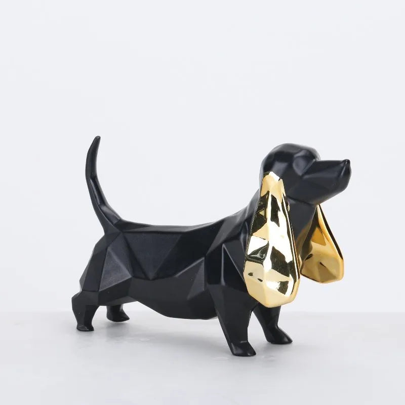 Timeless Companion: Resin Dog Object