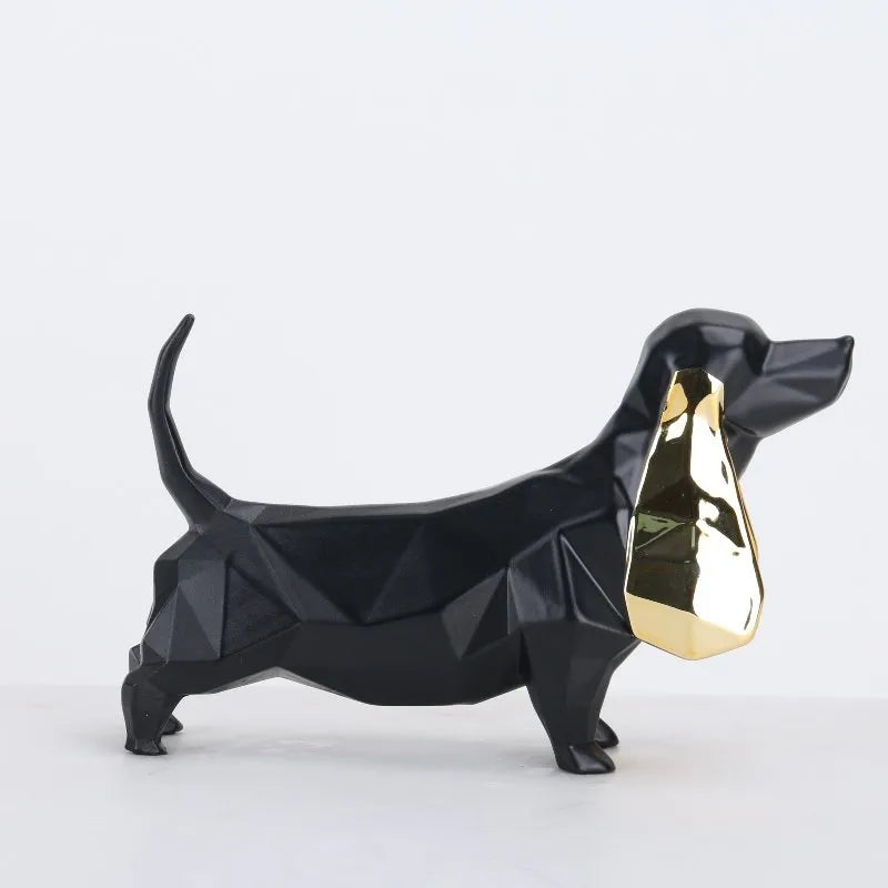 Timeless Companion: Resin Dog Object