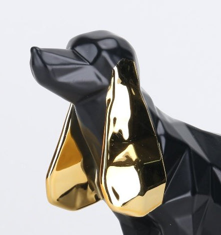 Timeless Companion: Resin Dog Object