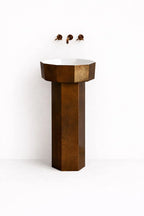 Bronze Pedestal Basin – Terra