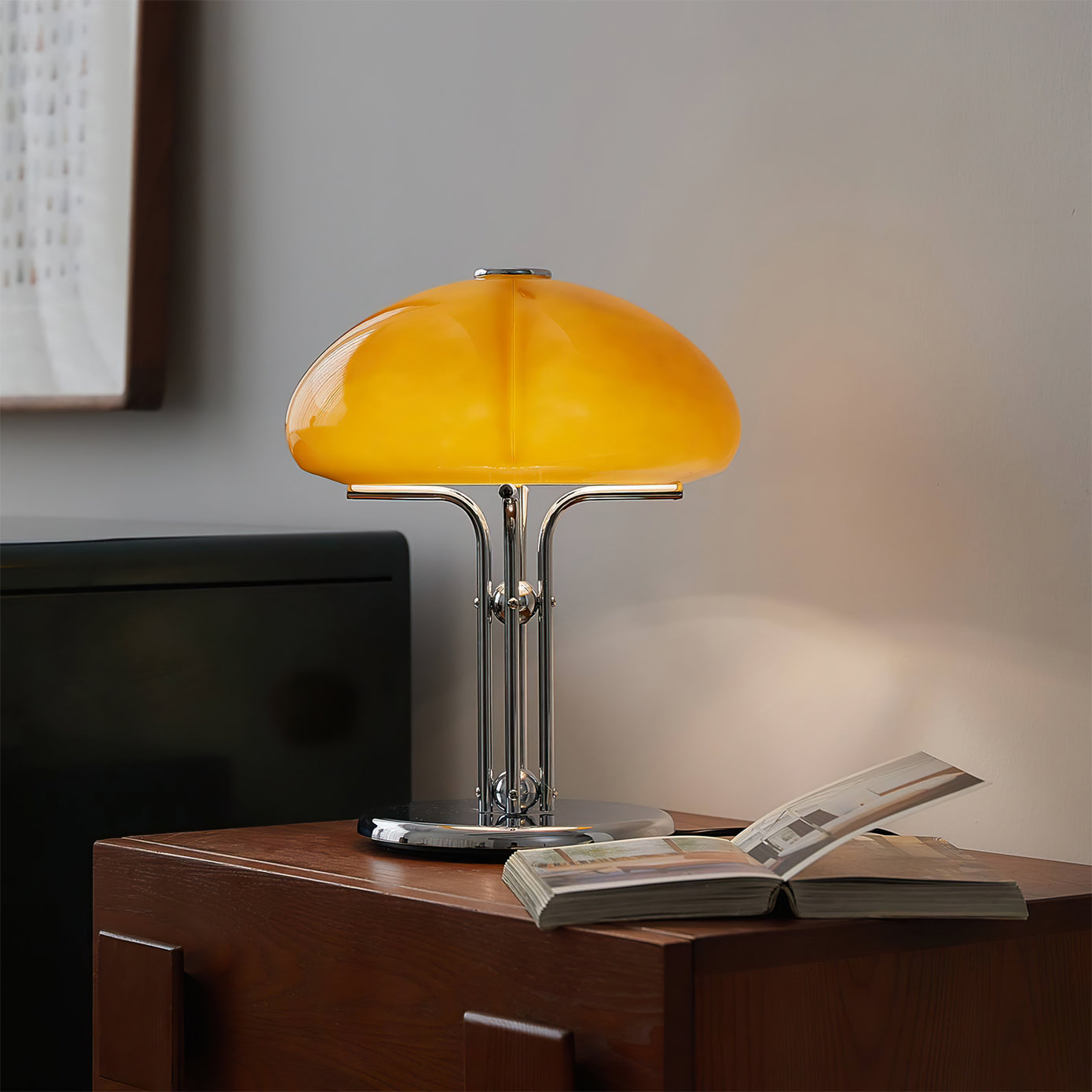 Dome Glass Table Lamp