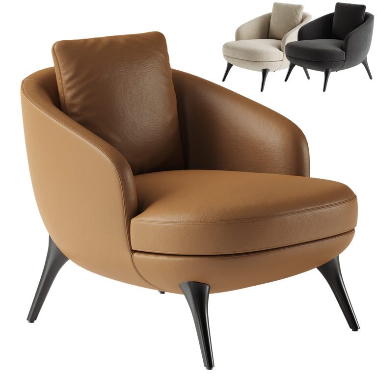 Modern Fabric Armchair