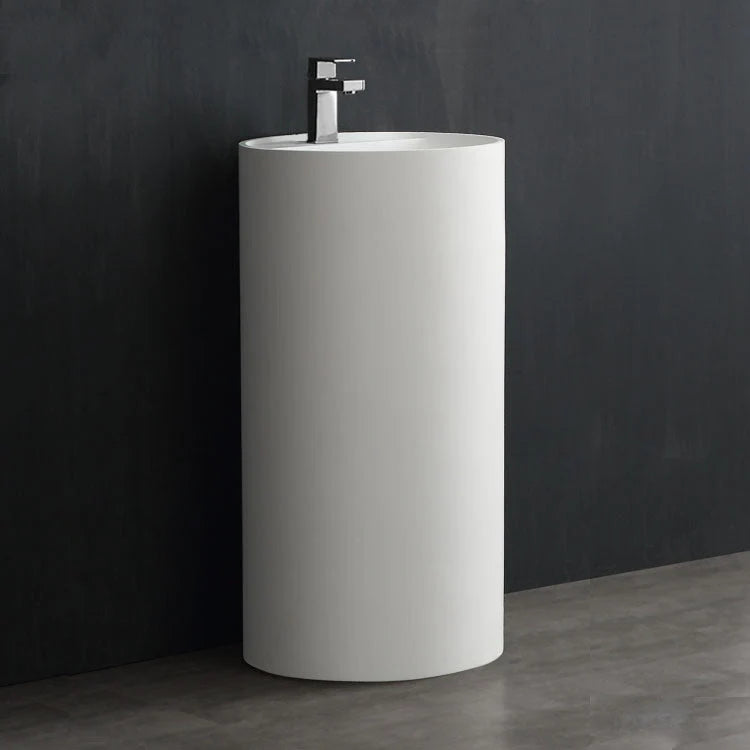 Round Solid Basin – Elegance