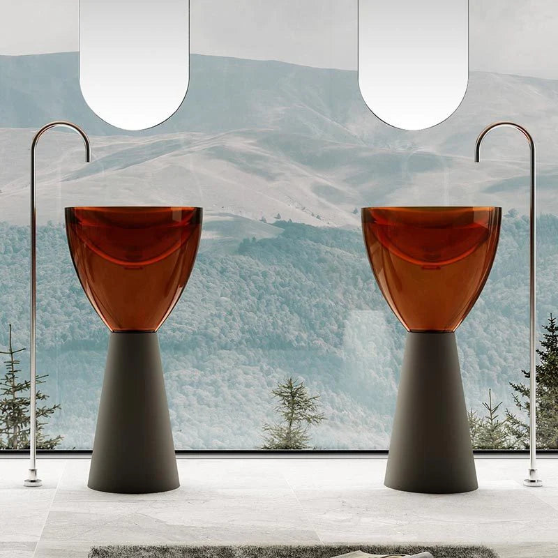 Amber Goblet Basin – Sol