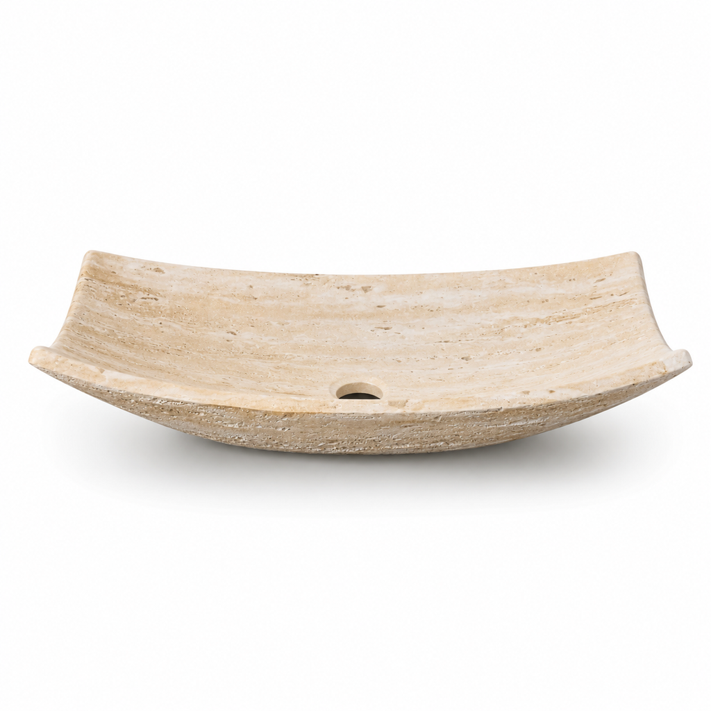 Rectangular Artificial Stone Vessel Wash Basin