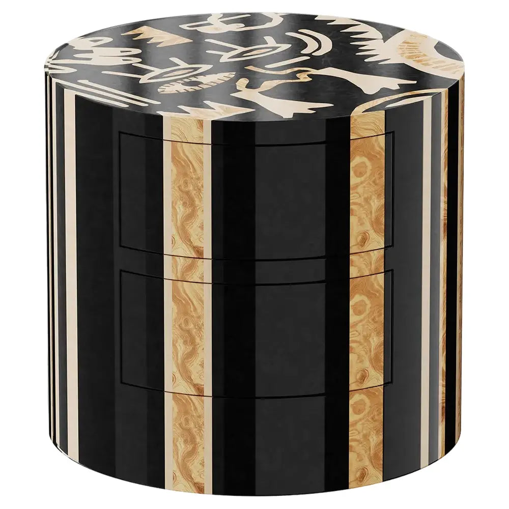 Round Bedside Table