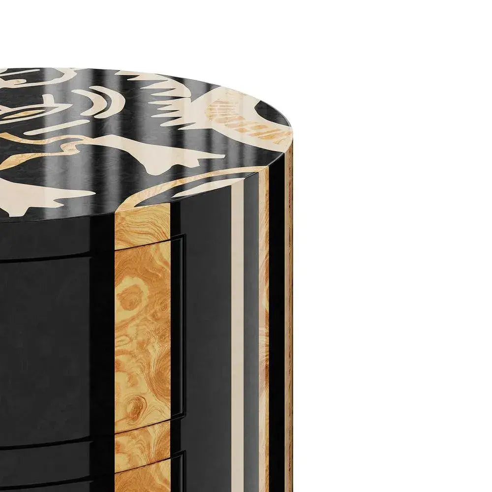Round Bedside Table