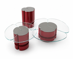 Trio Glass Coffee Table Set