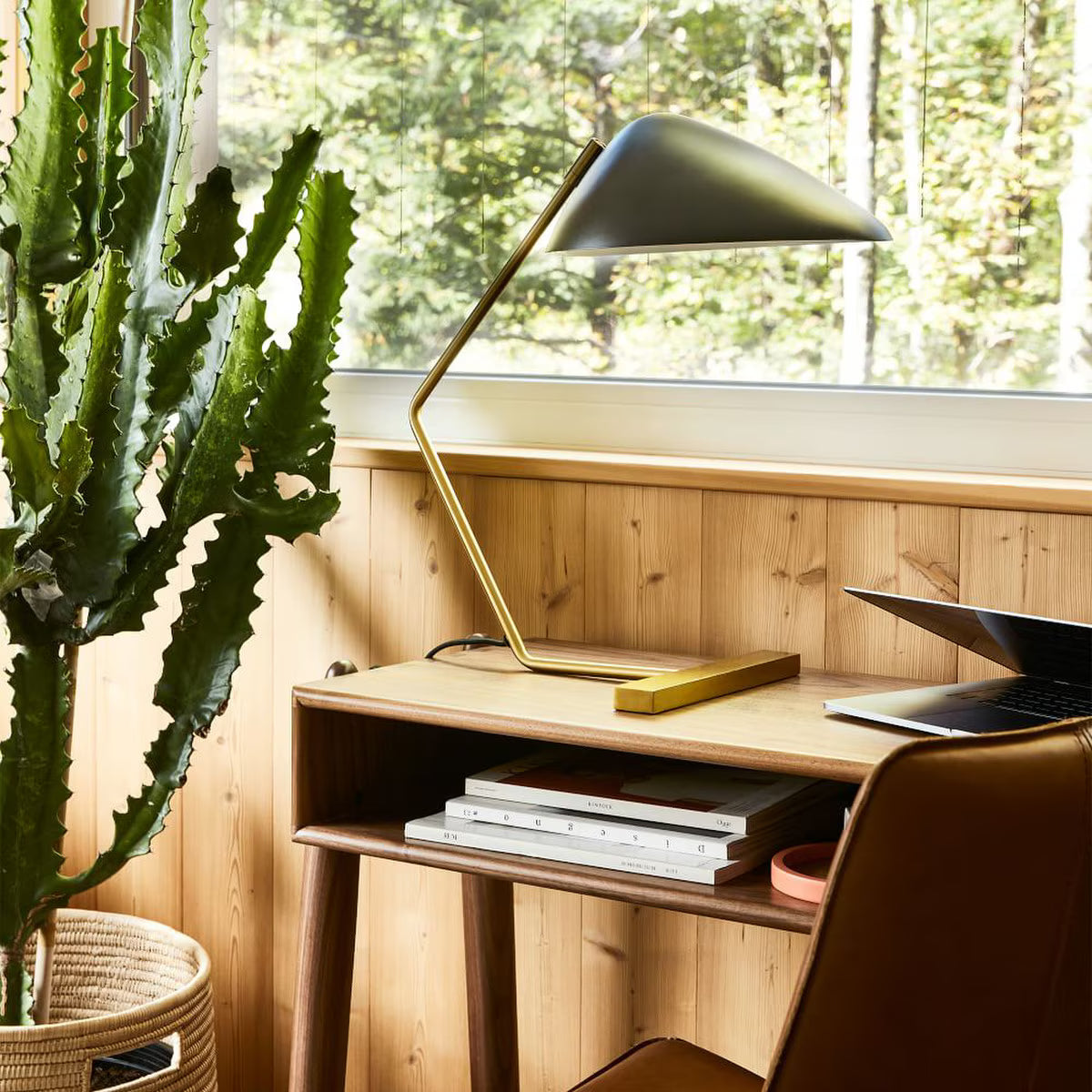 Modern Black & Gold Table Lamp