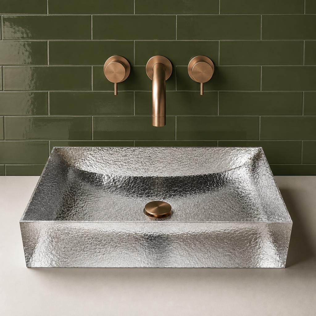 Prisma Glazed Glass Vessel Basin