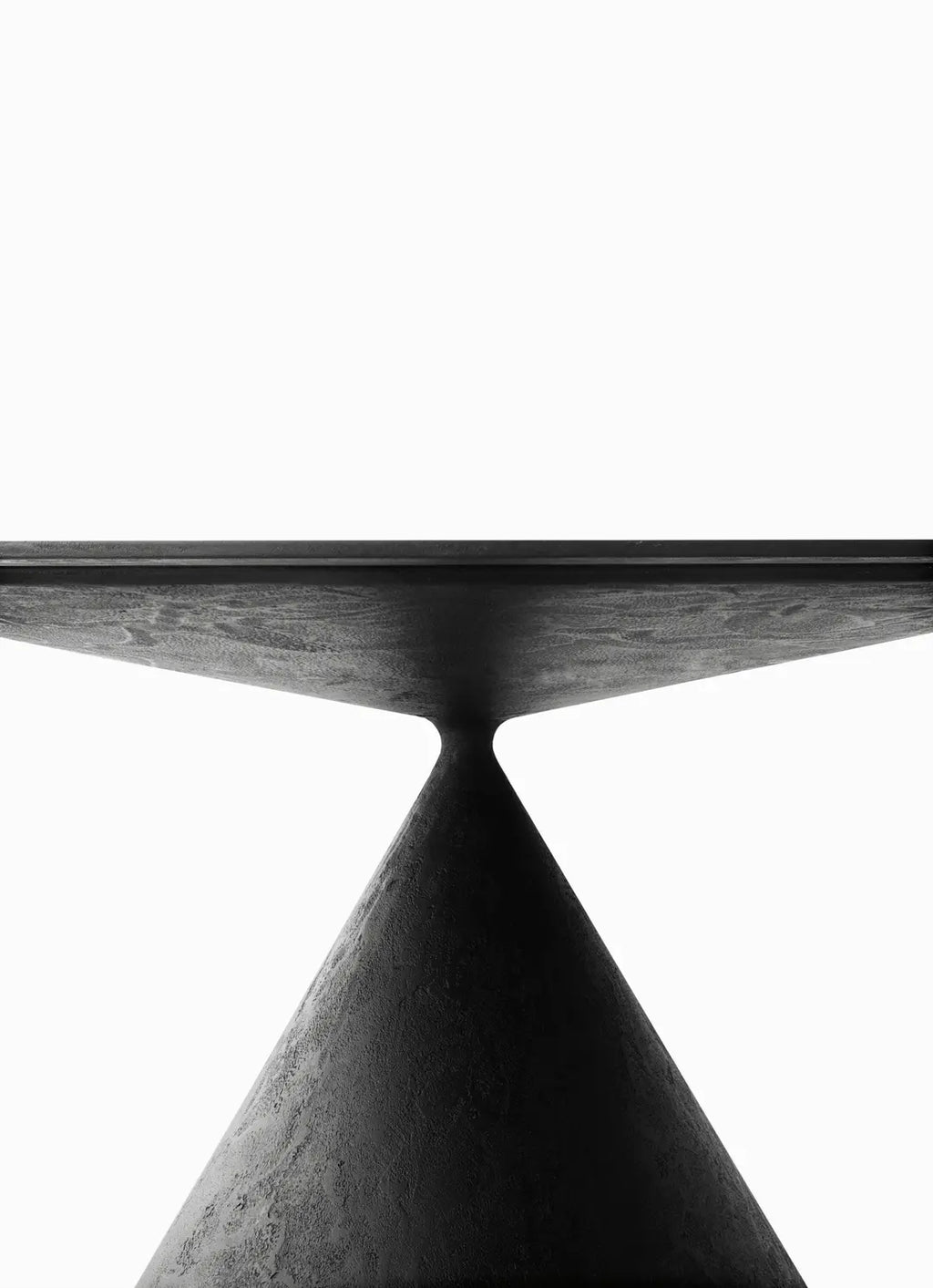 Modern Cone-Base Round Dining Table