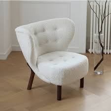 Contemporary Teddy Fabric Accent Chair