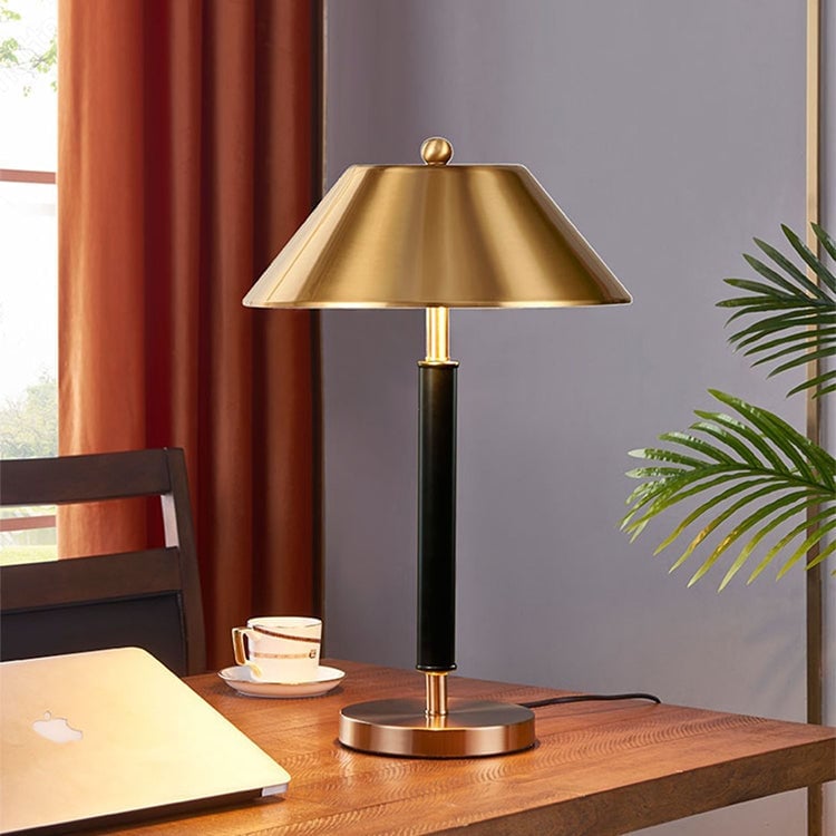 Black Gold Iron Table Lamp