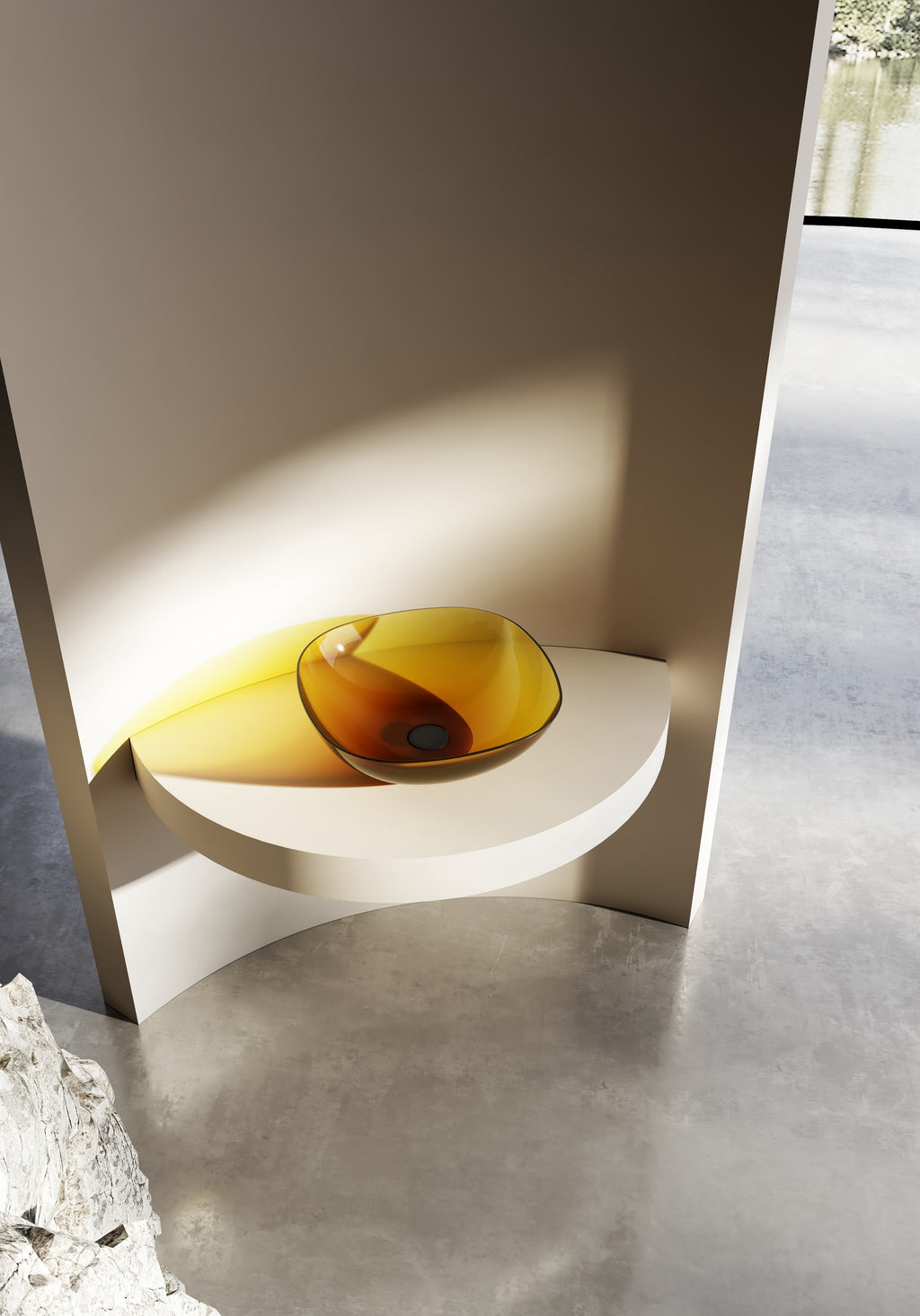 Lavabo Curvo By Zinarch