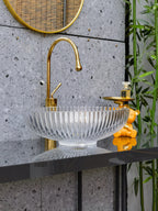 Fluted Stone Basin – Ridge