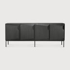 Modern Black Geometric Sideboard