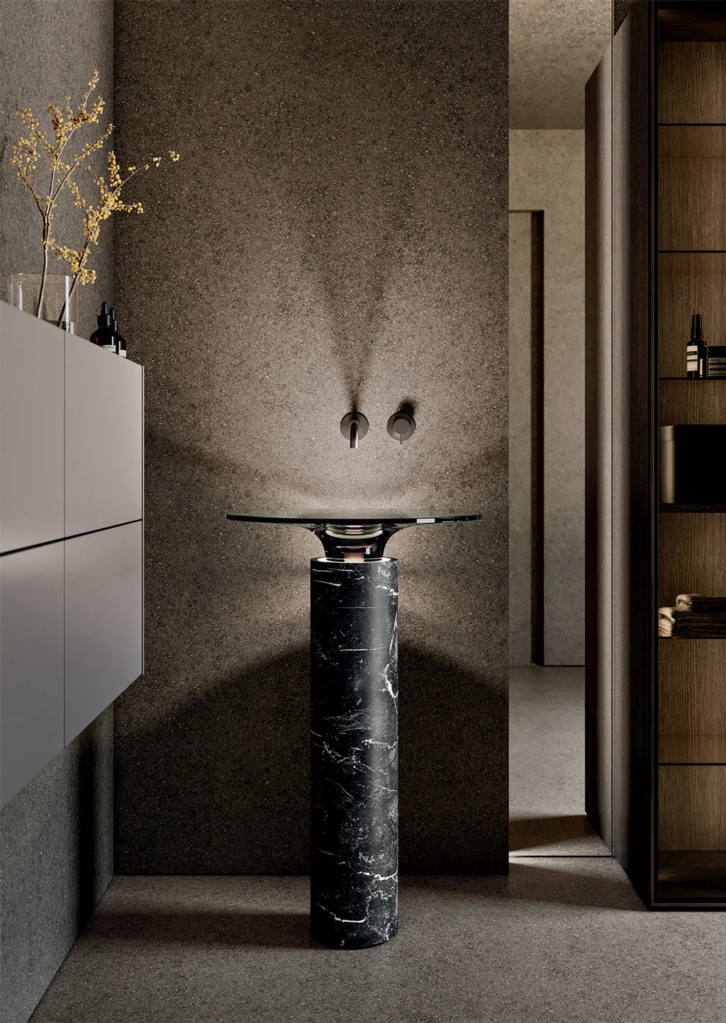 Stone Acrylic Basin – Arc